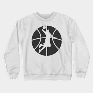 Basketball Sports Ball Player Basket Gift Crewneck Sweatshirt